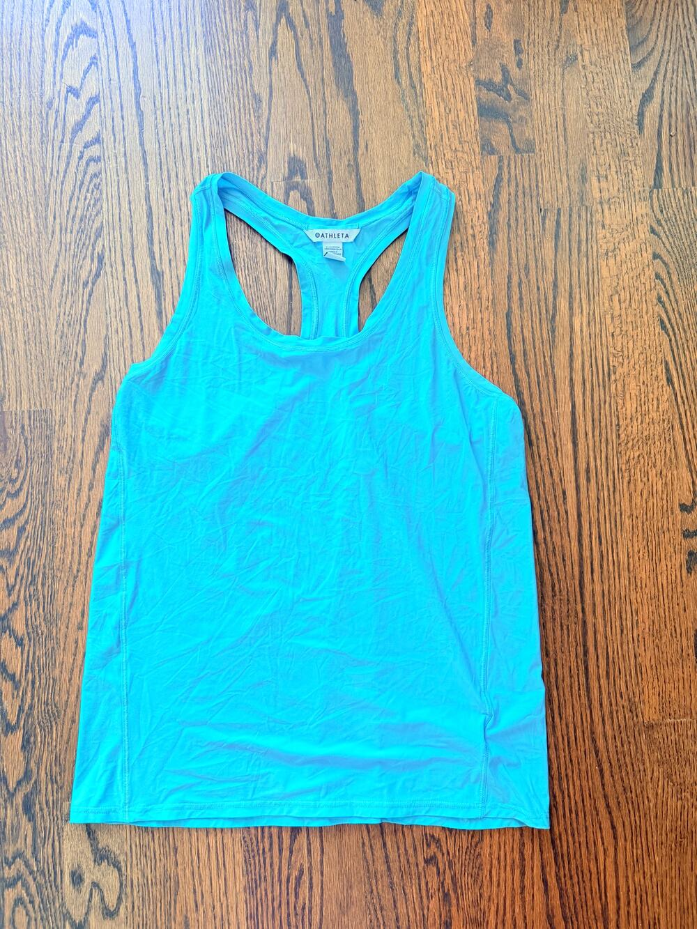 Athleta Seafoam Racerbank Activewear Athletic Tank Top - Medium
